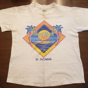 Vintage Hard Rock Cafe St. Thomas (Permanently Closed In 2005) T-Shirt